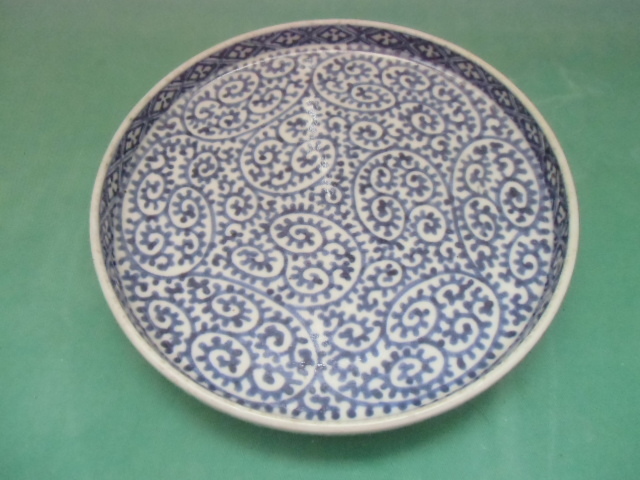  total . Tang . old Imari Edo middle period angle luck 6 size plate 