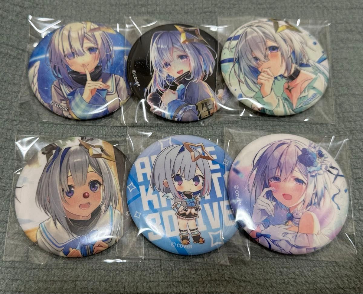 ホロライブ 天音かなた 3Dライブ ブラインド缶バッジ全6種セット ホロライブ 天音かなた 3Dライブ ブラインド缶バッジ全6種セット
