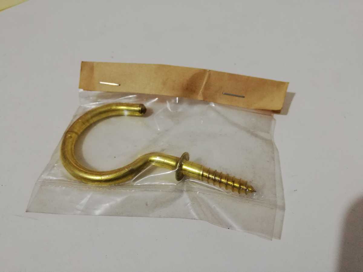 昭和レトロ品真鍮洋灯吊金具50mm 重 19g No 806竞价 昭和レトロ品真鍮洋灯吊金具50mm 重 19g No 806竞价
