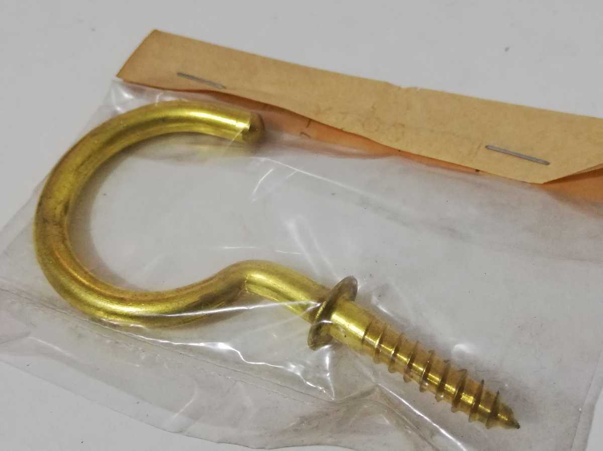  Showa Retro goods brass . light hanging weight metal fittings 50mm -ply :19g No.805