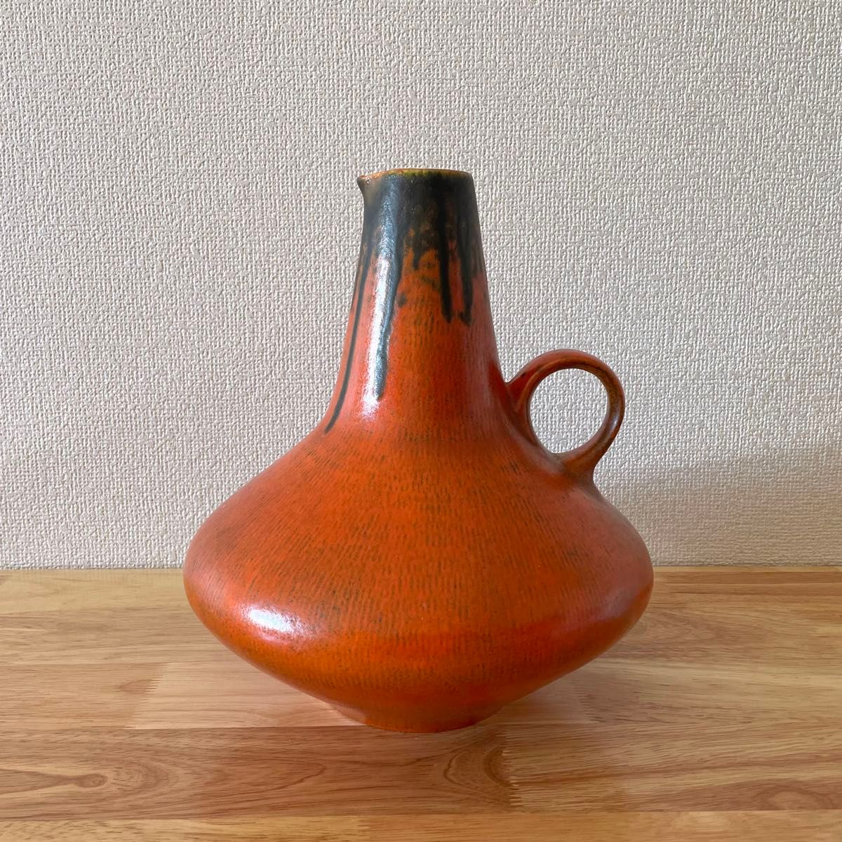 西ドイツ製 ヴィンテージ Scheurich窯 陶器の花瓶 Fat Lava 花器 西ドイツ製 ヴィンテージ Scheurich窯 陶器の花瓶 Fat Lava 花器