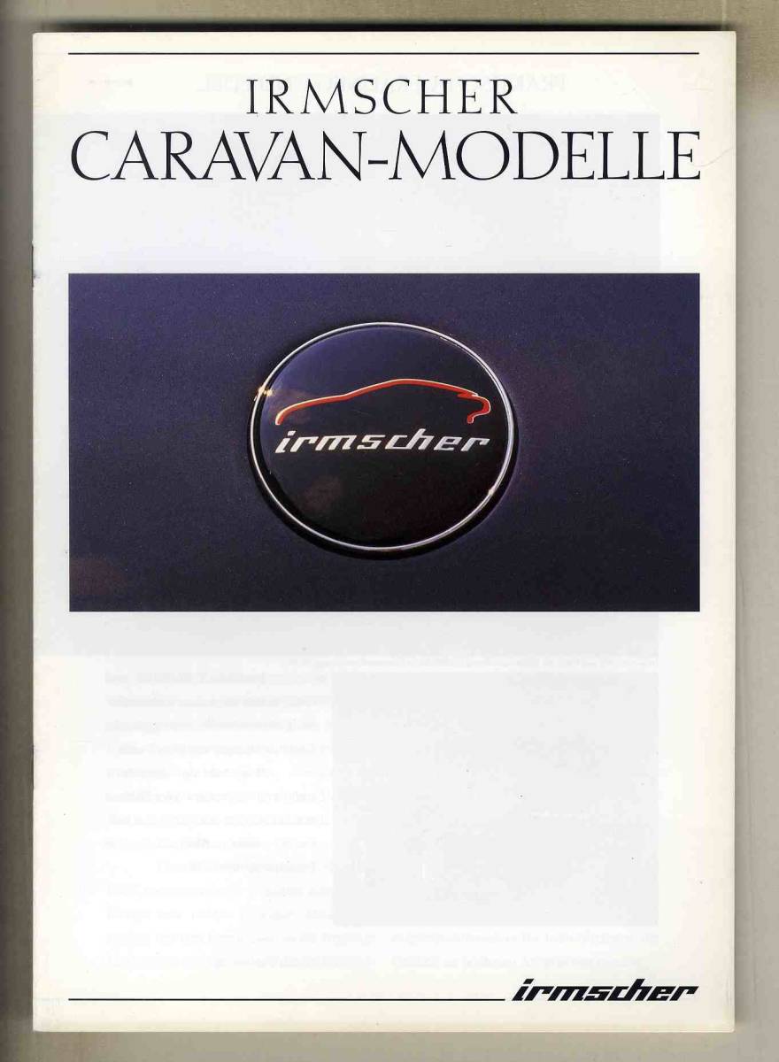 [b4953]91.1 Germany book@ country version irmscher Caravan model ( Opel Omega Wagon ) catalog 