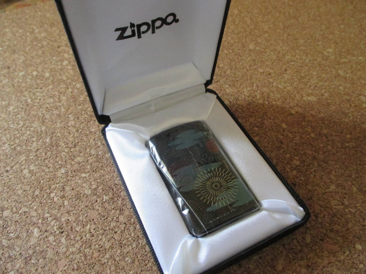 ZIPPO 『花火 和柄』1996年3月製造 日本の夏の風物詩 打上花火