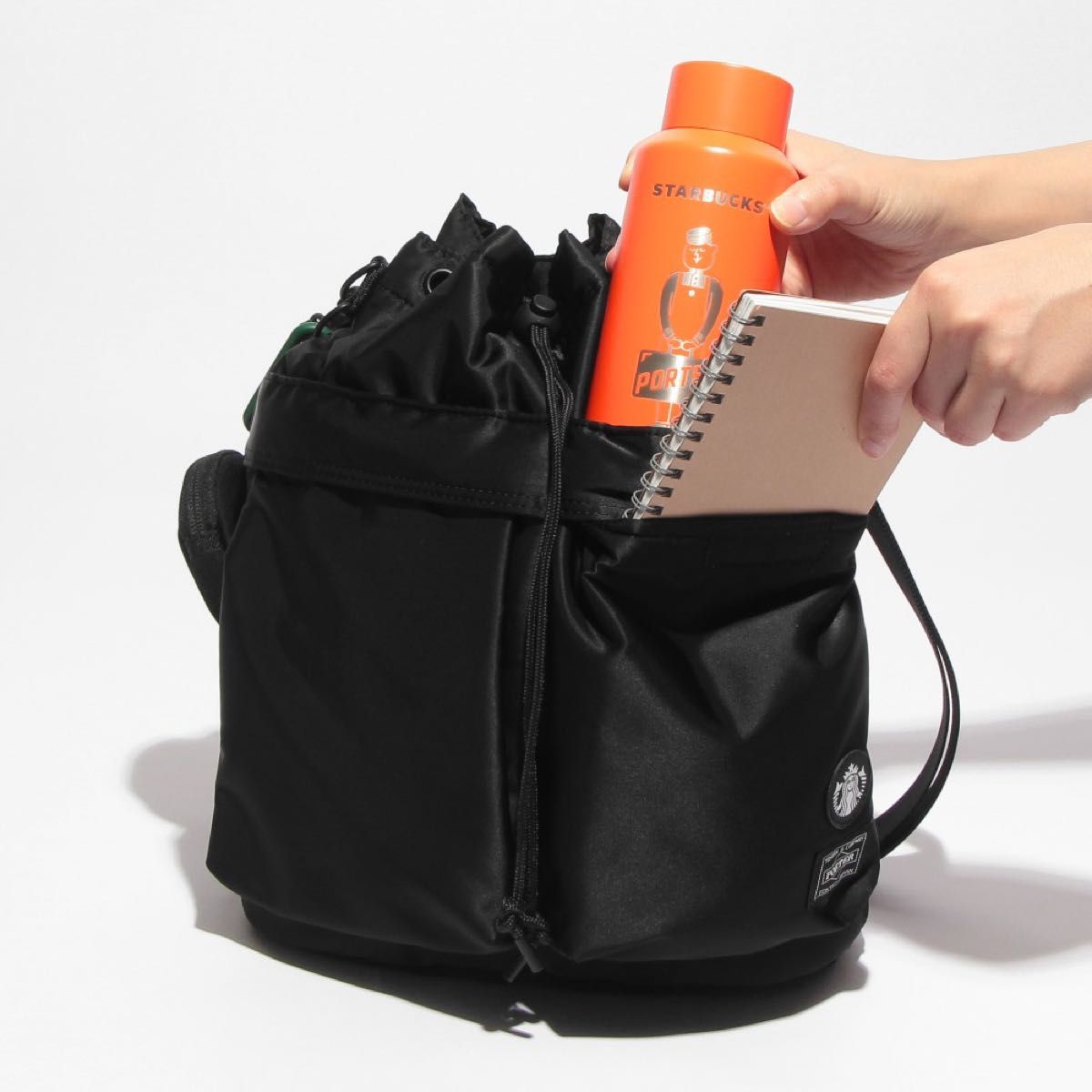 スタバ ポーター コラボ PORTER コーヒービーンシェイプ 2WAY スタバ ポーター コラボ PORTER コーヒービーンシェイプ 2WAY