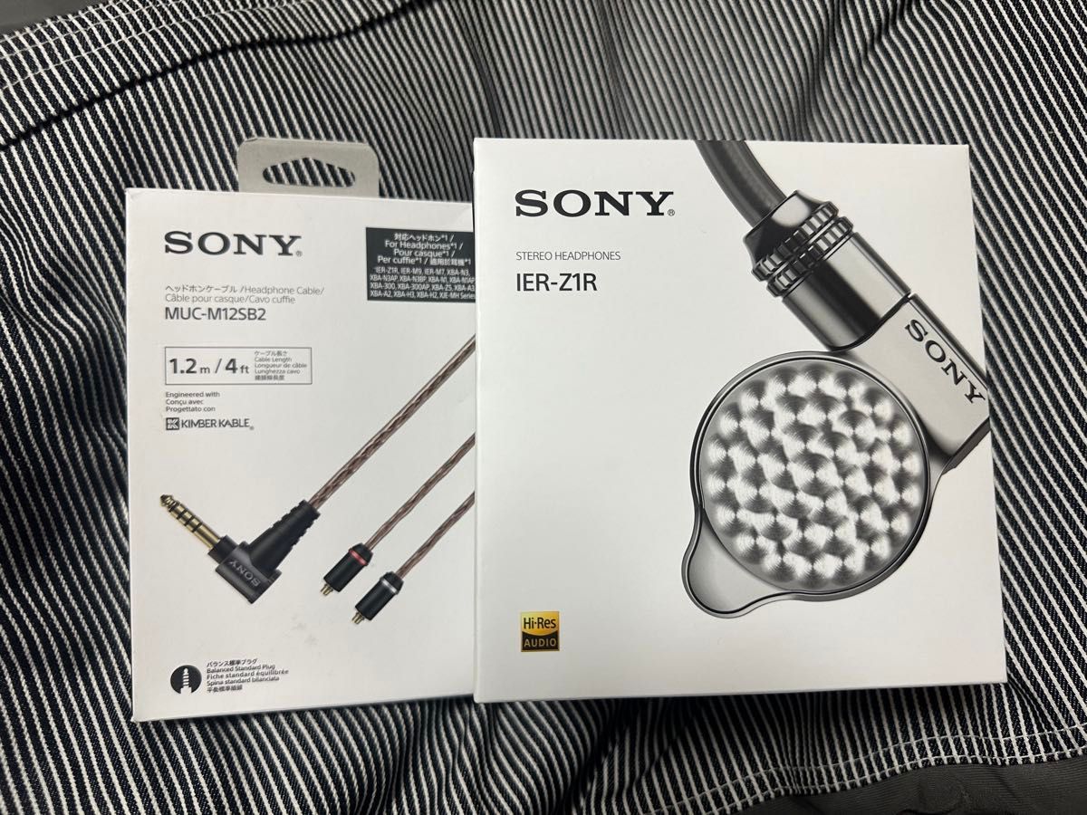 【週末特価】SONY IER-Z1R MUC-M12SB2 キンバーケーブル