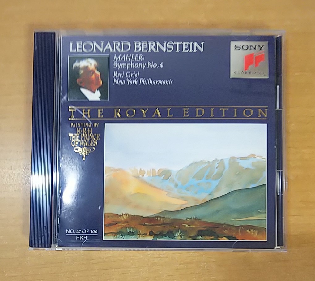 マーラー 交響曲第4番 レナード・バーンスタイン指揮 ニューヨーク・フィルハーモニック CDの画像1
