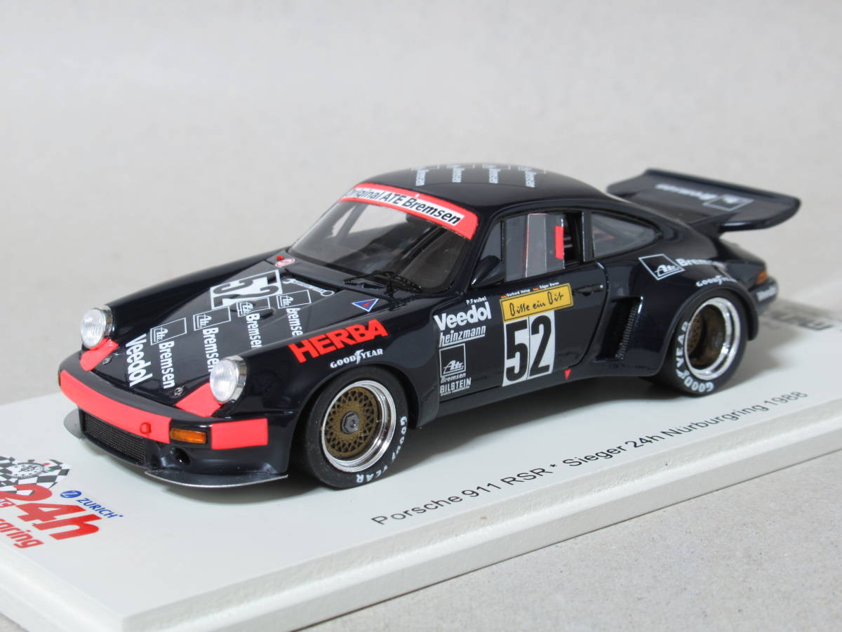 ポルシェ 911 RSR #52 ニュルブルクリンク24時間耐久レース 1988 ミニオート特注