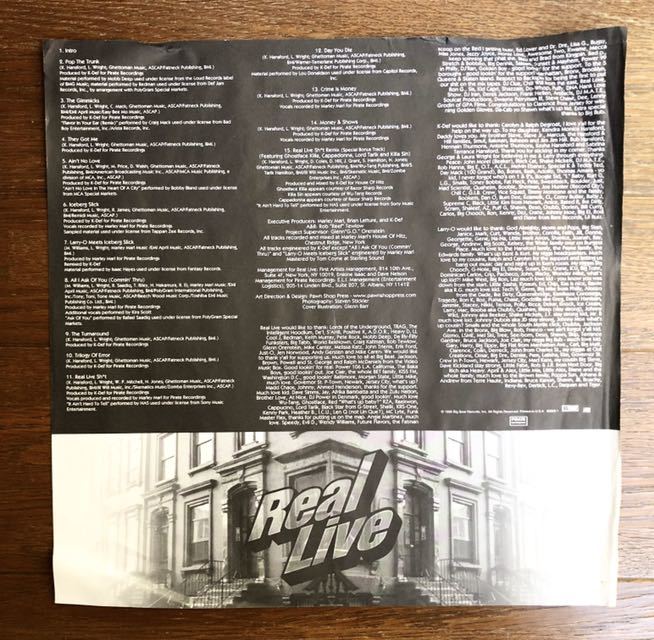 レア 1996 Real Live / The Turnaround : The Long Awaited Drama US Original 初版 ２枚組 LP BDP Juice Crew K-Def Marley Marl 絶版_画像9