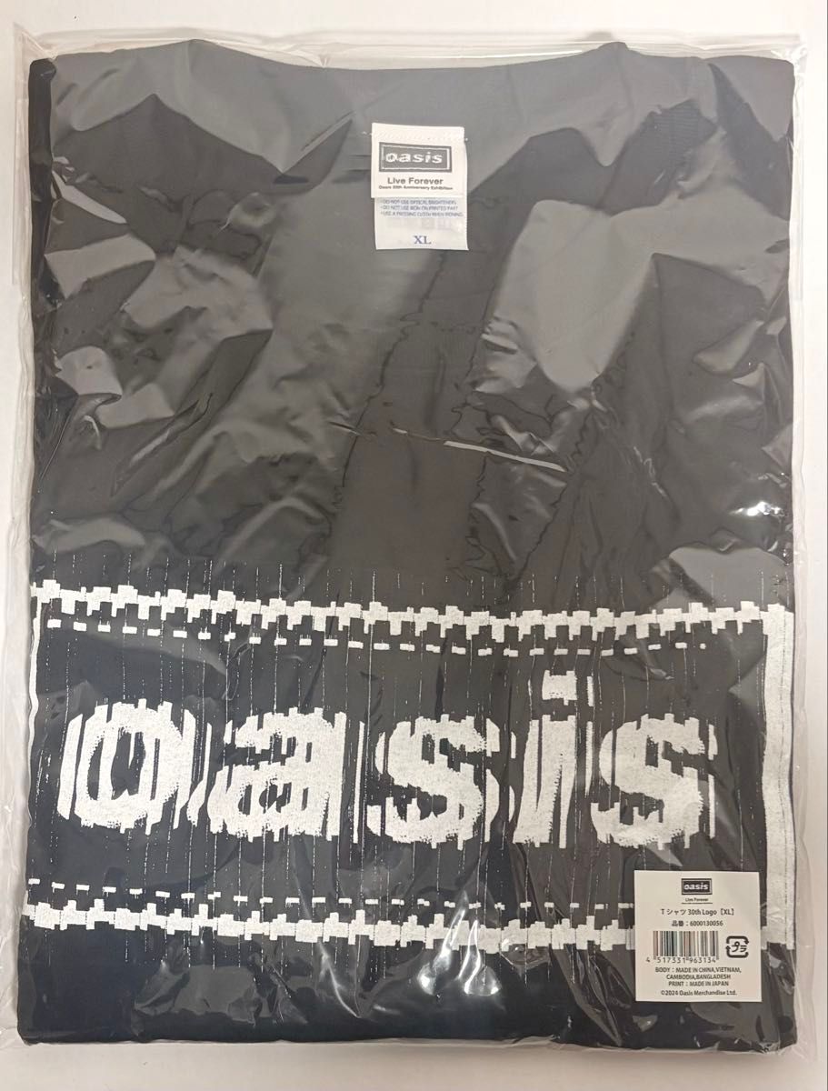 オアシス tシャツ XL oasis 30周年 特別展 カード付き