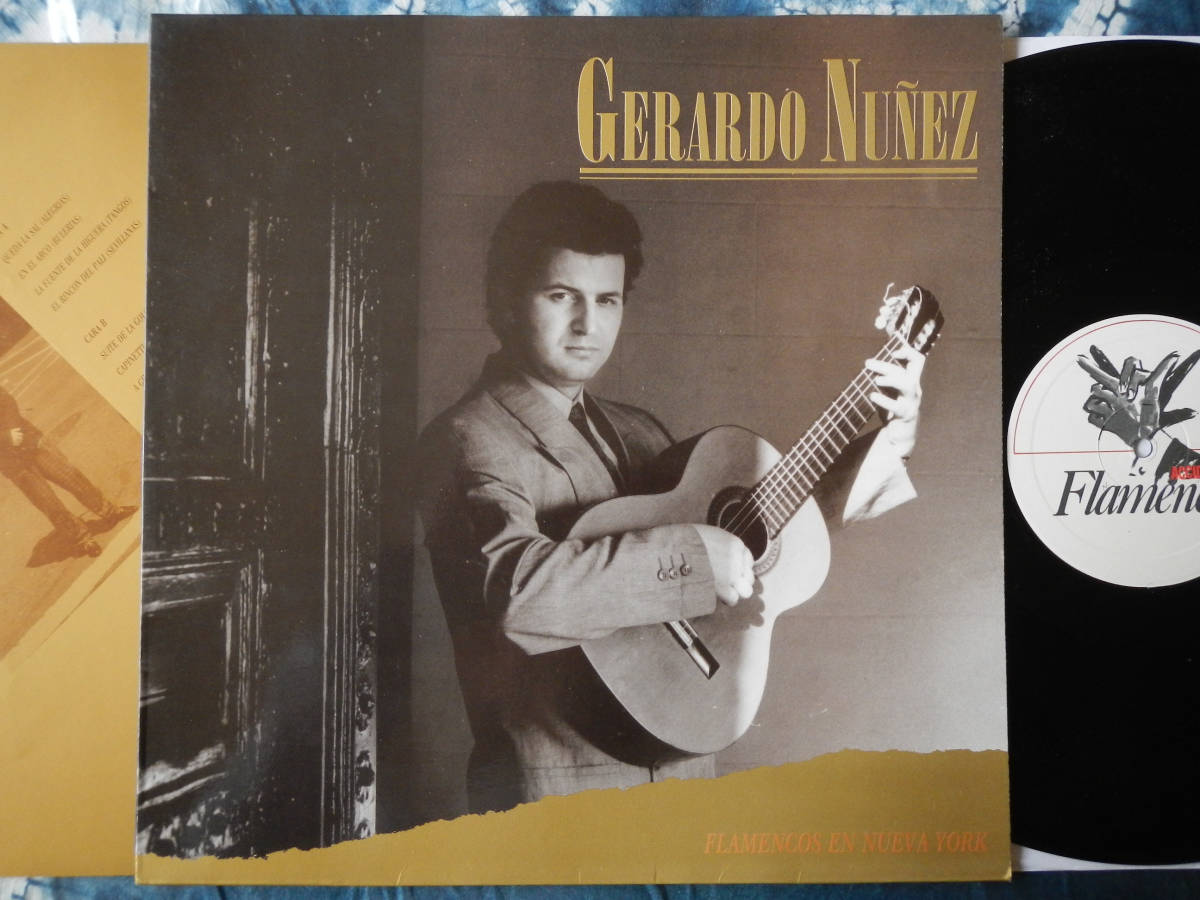 【LP】GERARDO NUNEZ(FA007西班牙ACCIDENTALES FLAMENCOS1989年FLAMENCOS EN NUEVA YORKヘラルドヌニェスAUDIOPHILEフラメンコ)のサムネイル