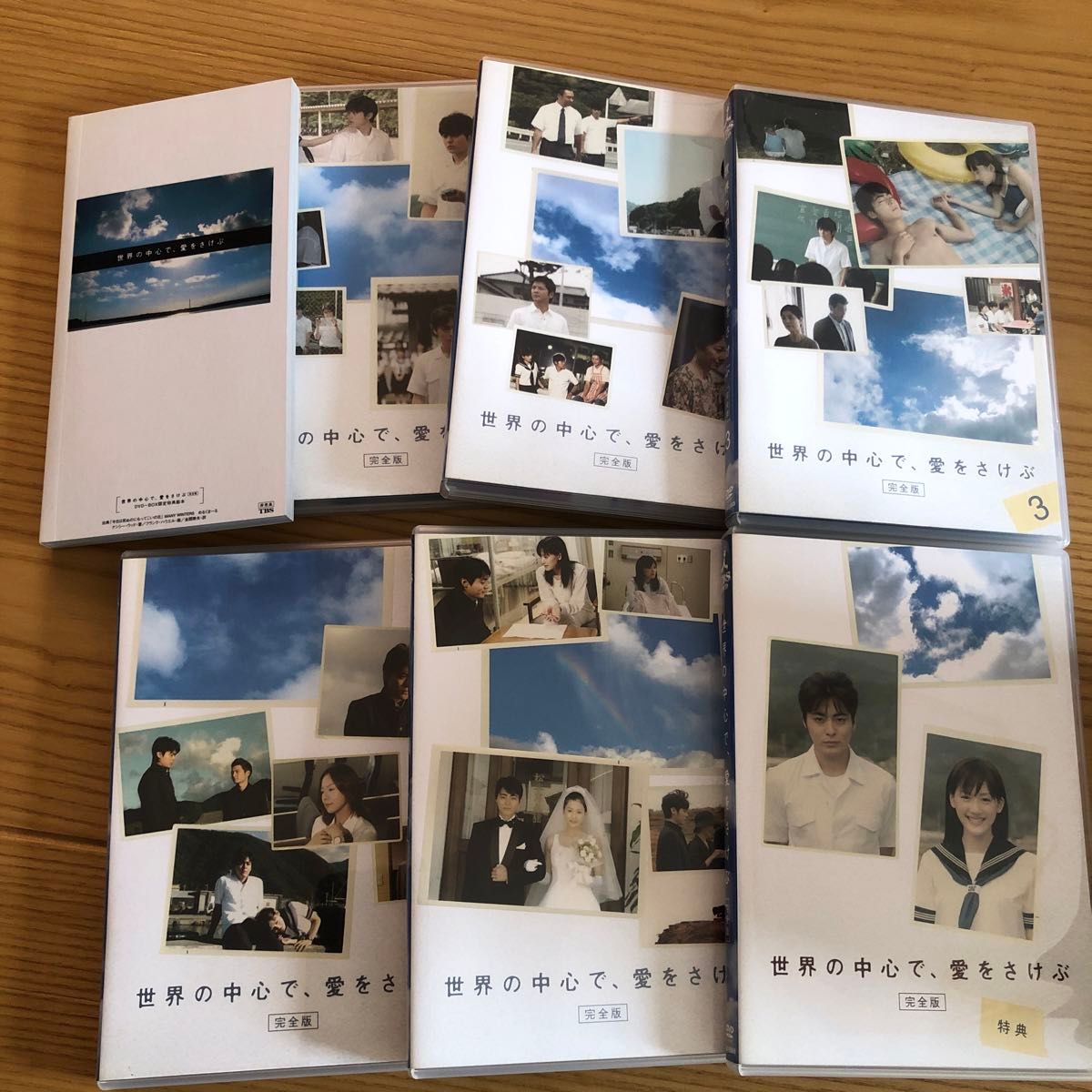 世界の中心で、愛をさけぶ DVD-BOX 完全版 美品 世界の中心で、愛をさけぶ DVD-BOX 完全版 美品