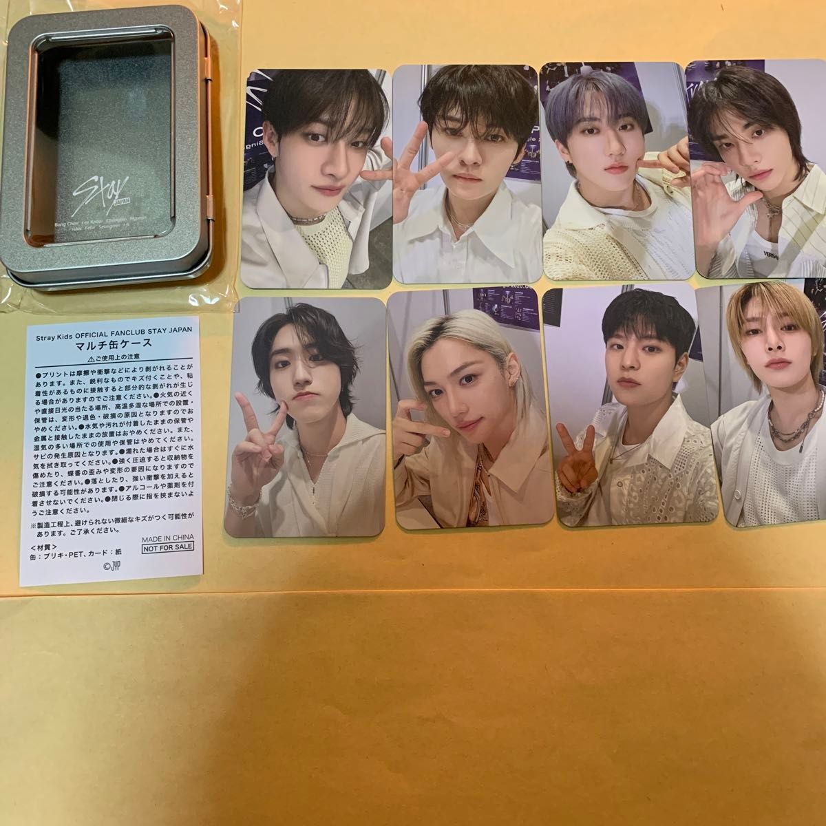 StrayKidsスキズ FC更新特典 マルチ缶ケース フォトカードケース StrayKidsスキズ FC更新特典 マルチ缶ケース フォトカードケース