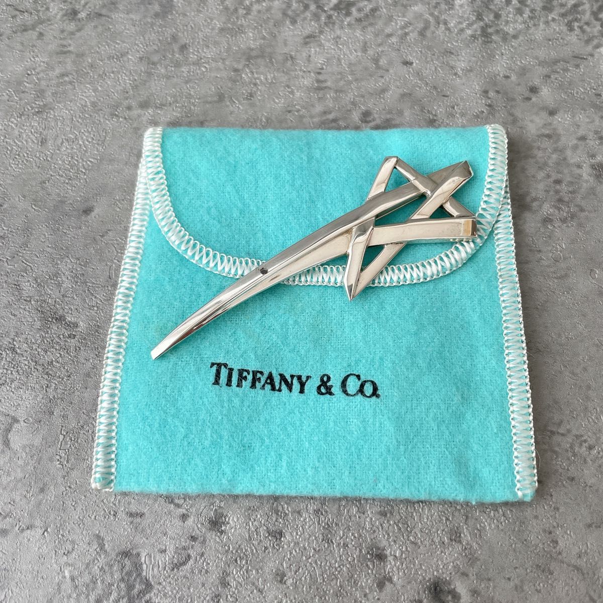 廃盤 希少】 ティファニー TIFFANY&Co スター ブローチ 廃盤 希少】 ティファニー TIFFANY&Co スター ブローチ