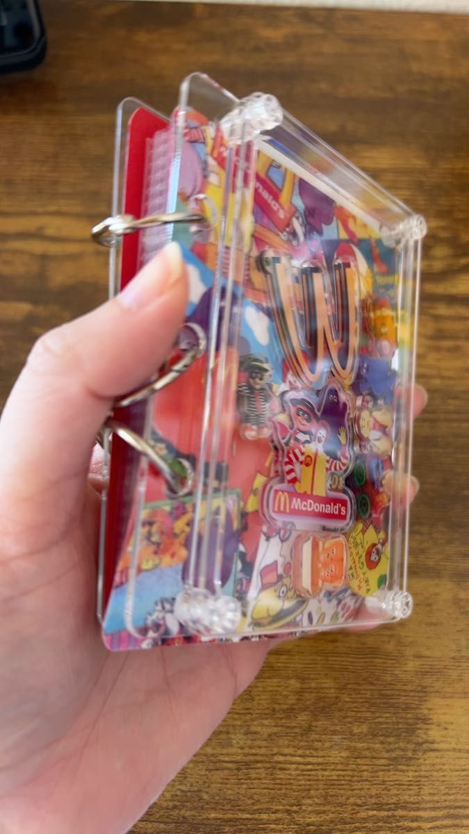 ロールシール おすそわけ シャカシャカ アクリル ファイル バーガー