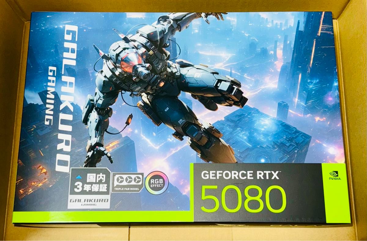 新品未開封】GG-RTX5080-E16GB/OC/TP | 玄人志向 NVIDIA GeForce 新品未開封】GG-RTX5080-E16GB/OC/TP | 玄人志向 NVIDIA GeForce