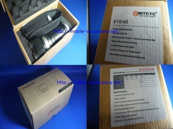 行列のできるレビュー商品、集めました。高評価アイテム CREE EYE40 NITEYE Z XM-L 3000Lm(同クラス最強モデル LED U2×4 その他