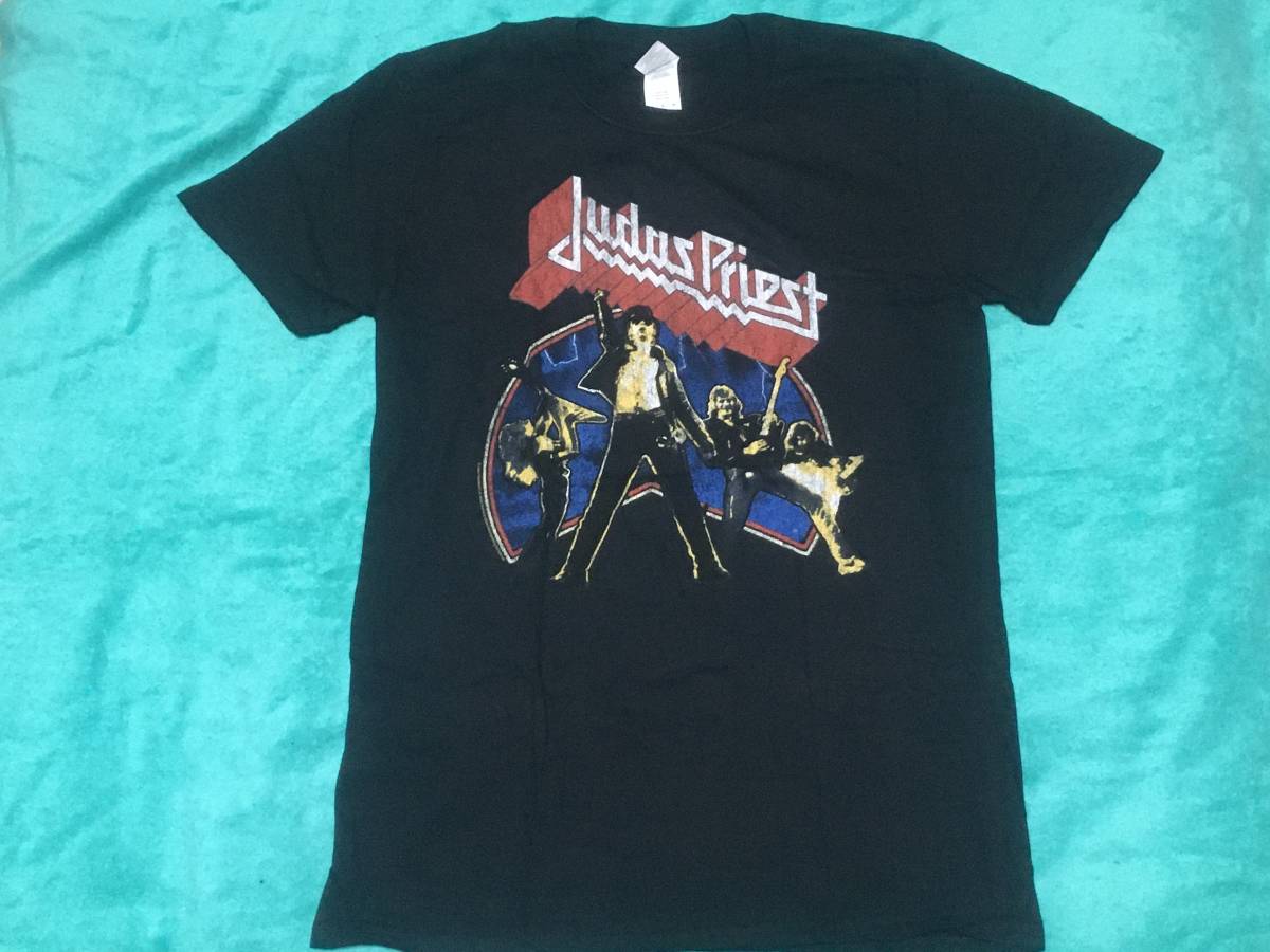 JUDAS PRIEST ジューダス・プリースト Tシャツ S バンドT ロックT Unleashed In The East British Steel Painkiller_画像1