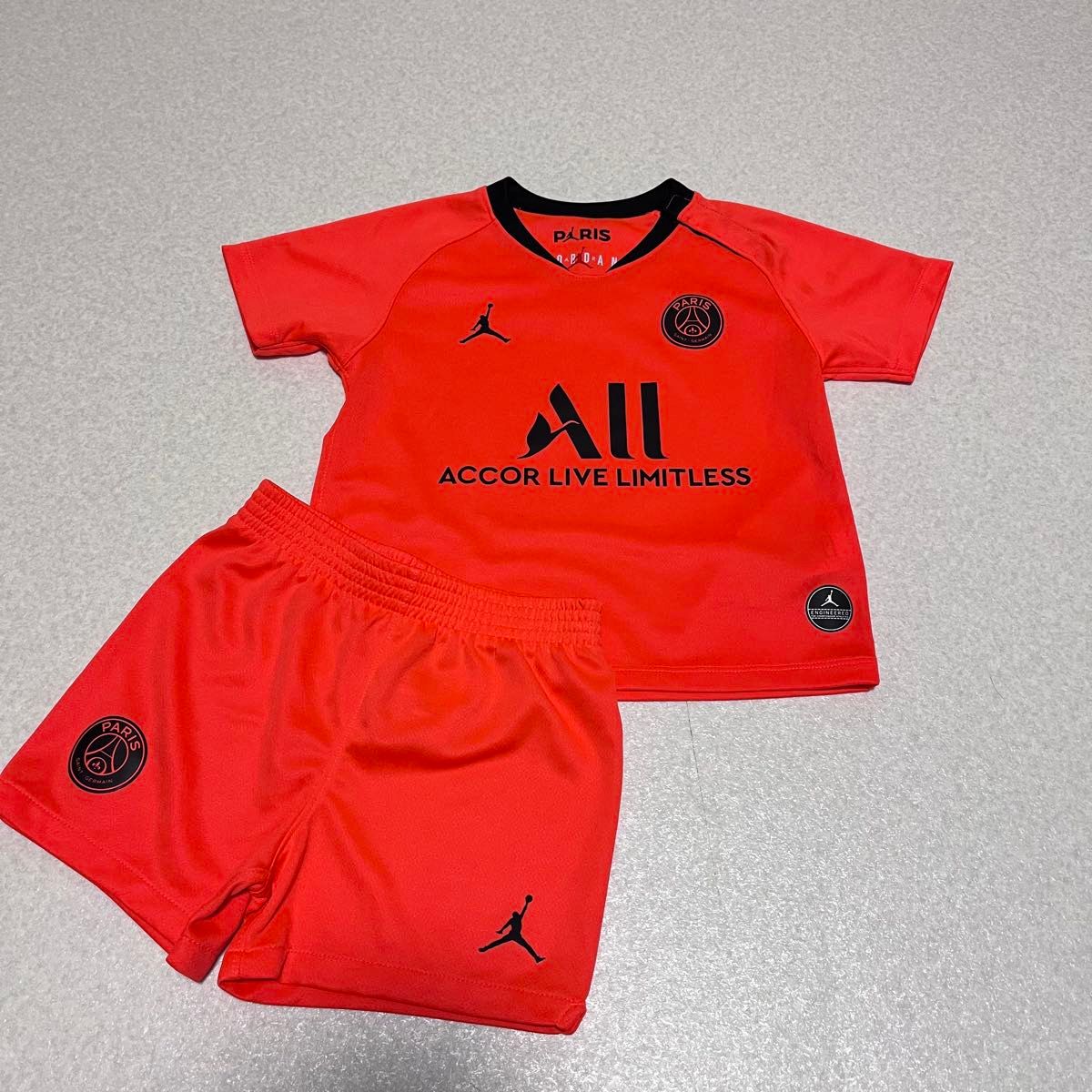 PSG × JORDAN ベビー サッカーユニフォーム セットアップ12-18M
