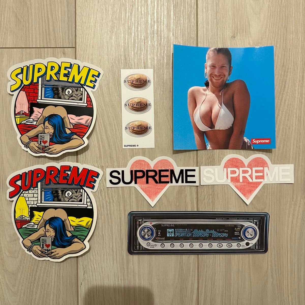 Supreme ステッカー 7枚 box logo シュプリーム Aphex Twin Supreme ステッカー 7枚 box logo シュプリーム Aphex Twin