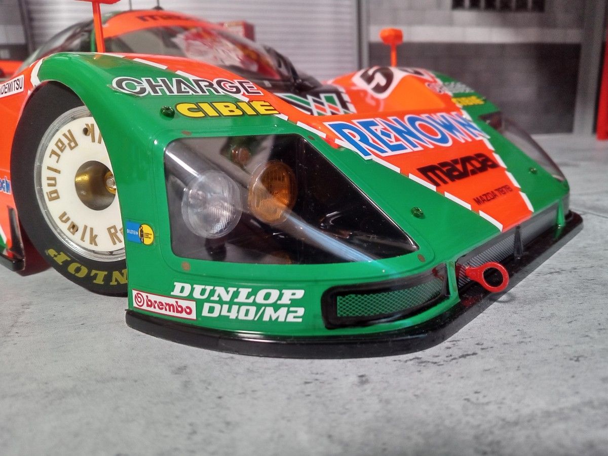 タミヤ製 1/10 Cカーシャーシ RENOWN CHARGE MAZDA 787B タミヤ製 1/10 Cカーシャーシ RENOWN CHARGE MAZDA 787B