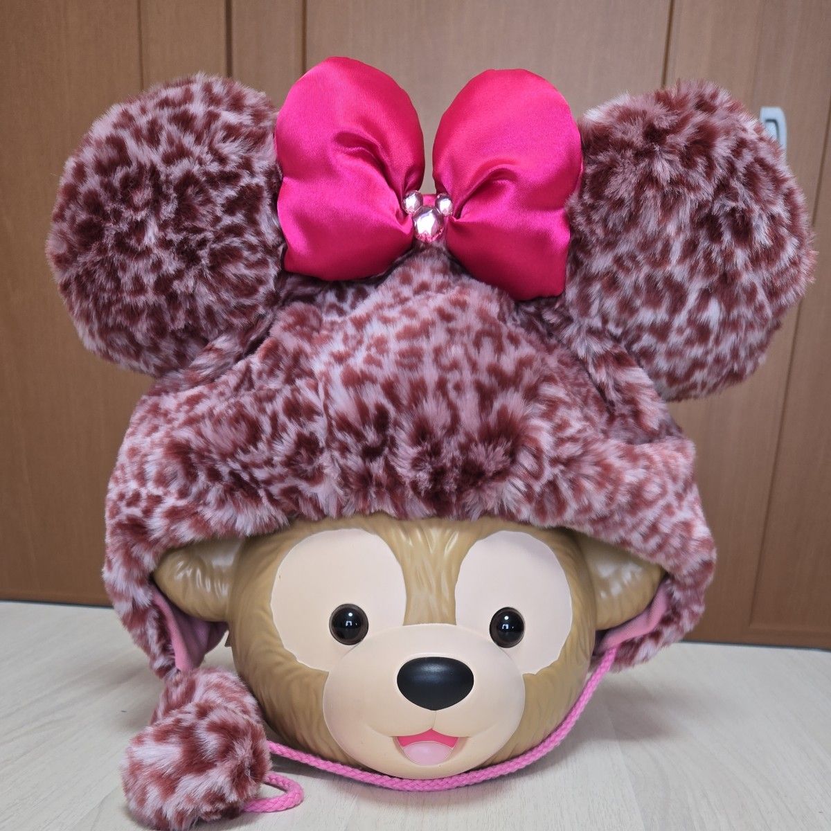 ミニー ファンキャップ ディズニー ヒョウ柄 ピンク Disney ミニー ファンキャップ ディズニー ヒョウ柄 ピンク Disney