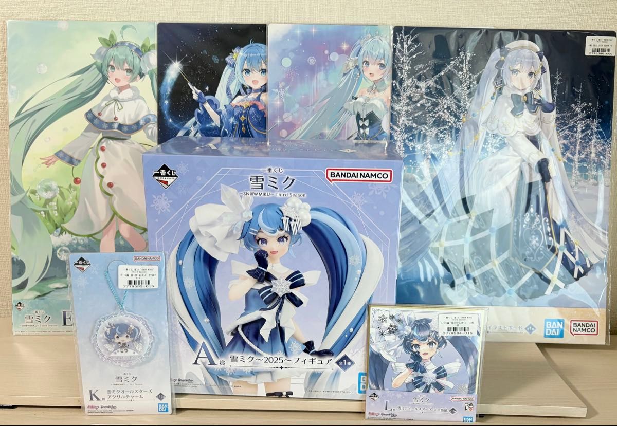 一番くじ 雪ミク 2025 A賞フィギュア E賞 F賞 G賞 H賞イラスト 一番くじ 雪ミク 2025 A賞フィギュア E賞 F賞 G賞 H賞イラスト