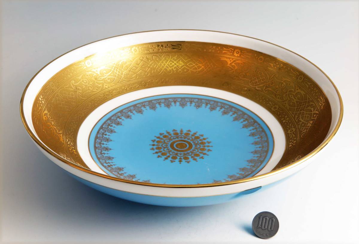 　MINTON　　豪華金彩・特大鉢＝　LLL　 BOWL　＝= 　一級品　　貴重品_画像1