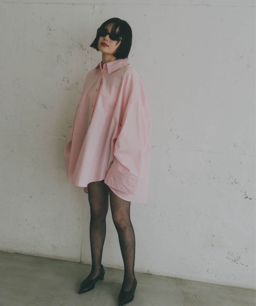 Mikako collaboration オーバーサイズ2WAYスリーブシャツ