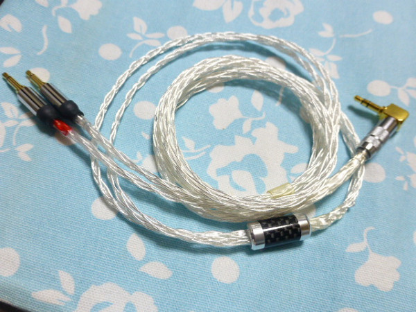 MDR-Z7 T1 2nd 用ケーブル 6N純銀撚り線 16芯 ブレイド編み込み MDR-Z7 T1 2nd 用ケーブル 6N純銀撚り線 16芯 ブレイド編み込み