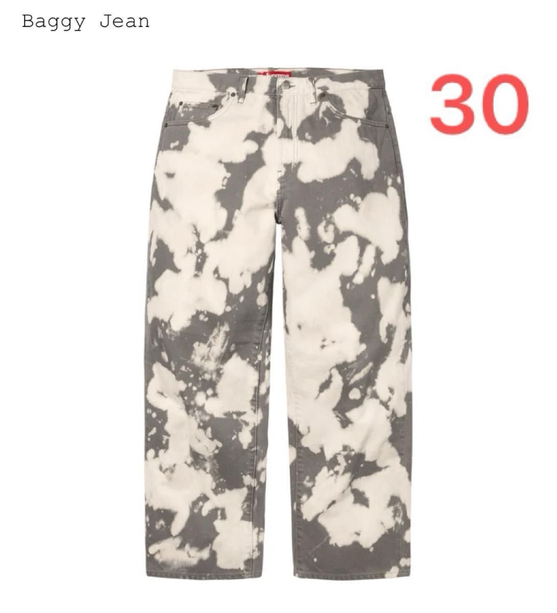 Supreme Baggy Jean Bleached 30 シュプリーム バギー デニム Supreme Baggy Jean Bleached 30 シュプリーム バギー デニム
