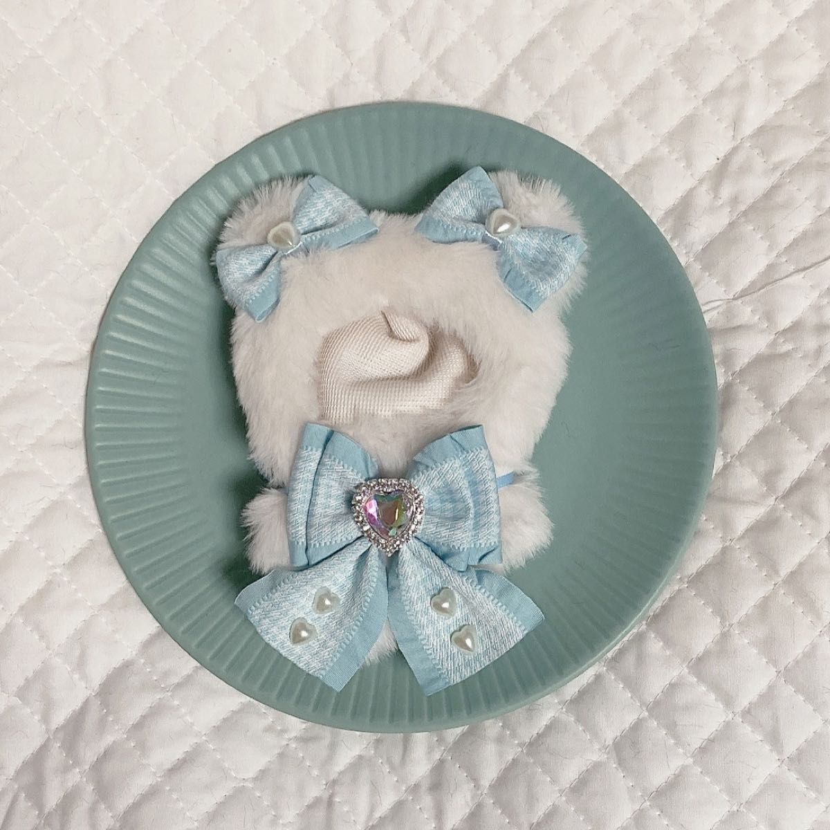 ハンドメイド にじぱぺっと ぬい服 10cm くま 着ぐるみ ぬい活 ハンドメイド にじぱぺっと ぬい服 10cm くま 着ぐるみ ぬい活
