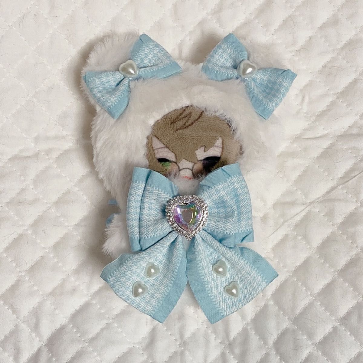 ハンドメイド にじぱぺっと ぬい服 10cm くま 着ぐるみ ぬい活 ハンドメイド にじぱぺっと ぬい服 10cm くま 着ぐるみ ぬい活