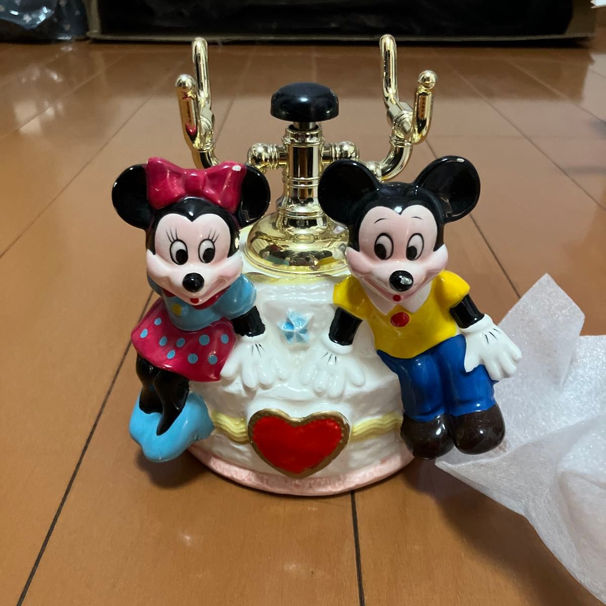 ディズニー レトロ ミッキー ミニー 受話器置き 置物 ミッキー ディズニー レトロ ミッキー ミニー 受話器置き 置物 ミッキー