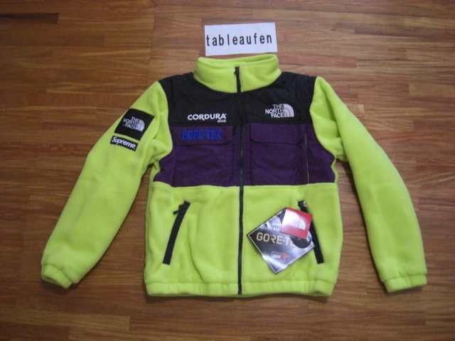 【新品未使用】18AW supreme THE NORTH FACE Expedition Fleece Jacket small フリース ジャケット Sulphur シュプリーム サルファー S