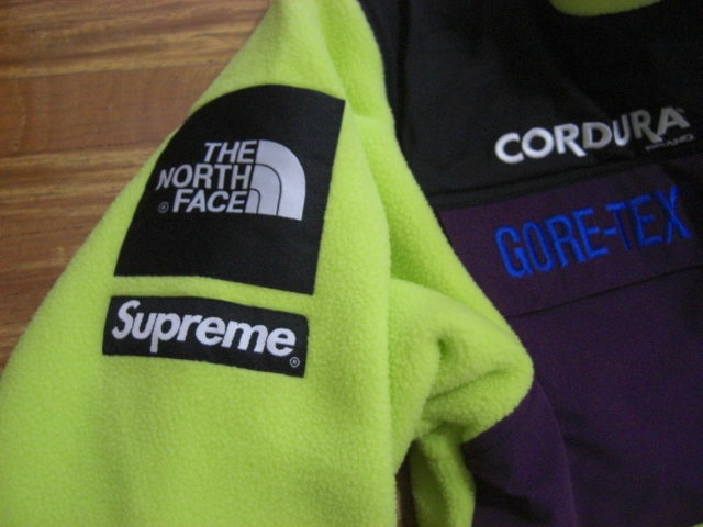 【新品未使用】18AW supreme THE NORTH FACE Expedition Fleece Jacket small フリース ジャケット Sulphur シュプリーム サルファー S_画像3