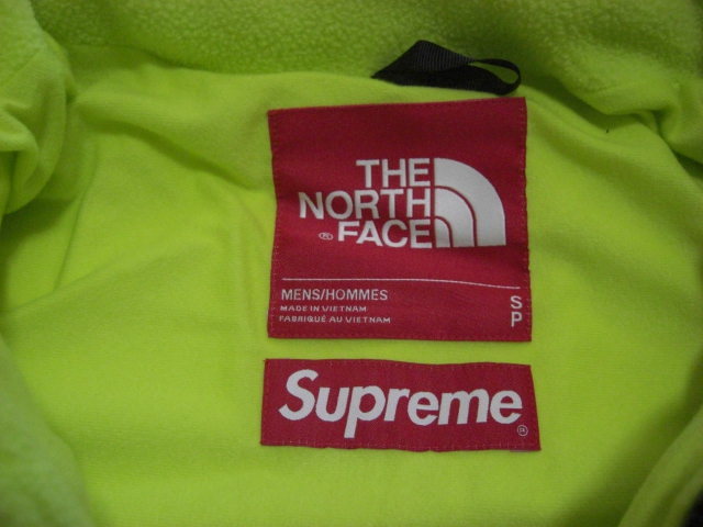 【新品未使用】18AW supreme THE NORTH FACE Expedition Fleece Jacket small フリース ジャケット Sulphur シュプリーム サルファー S_画像4