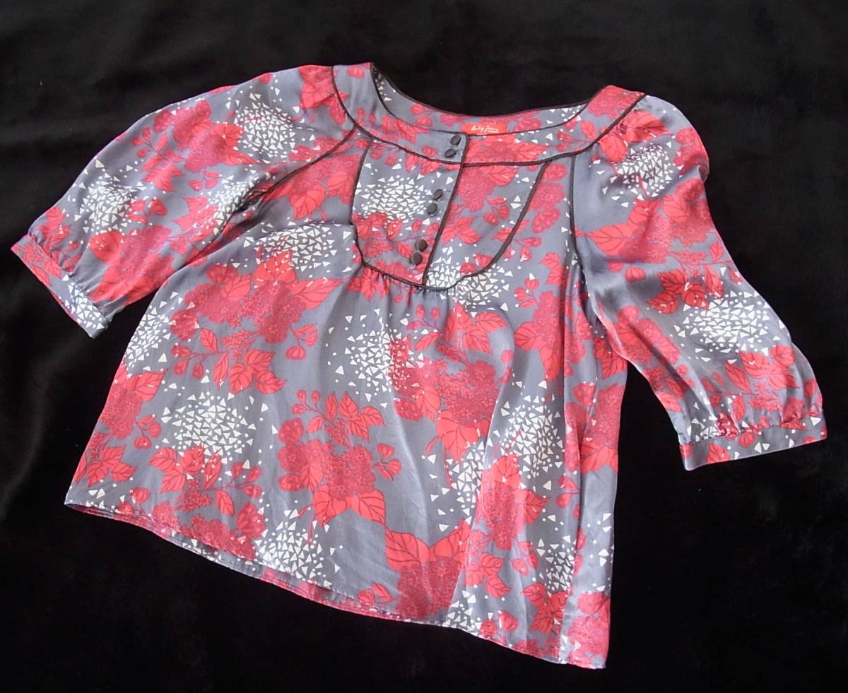 SALE☆シルク100% Baby Jane Cacharel 花柄シャツ ブラウス ベイビージェーンキャシャレルS！！ product  details | Yahoo! Auctions Japan proxy bidding and shopping service | FROM  JAPAN
