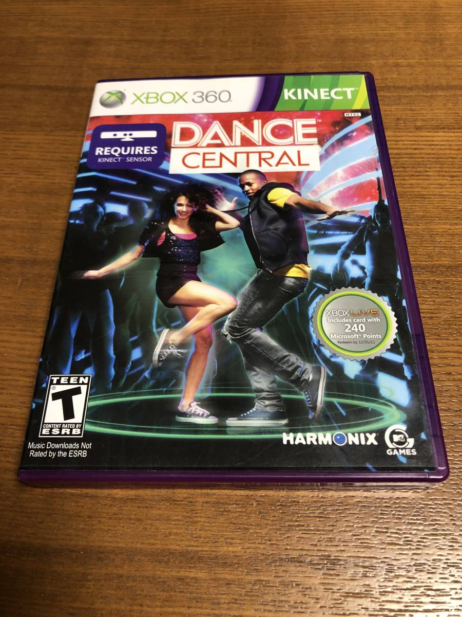 送料無料 Xbox360 KINECT★ダンスセントラル 海外版★ Xbox360 ☆DANCE CENTRAL☆