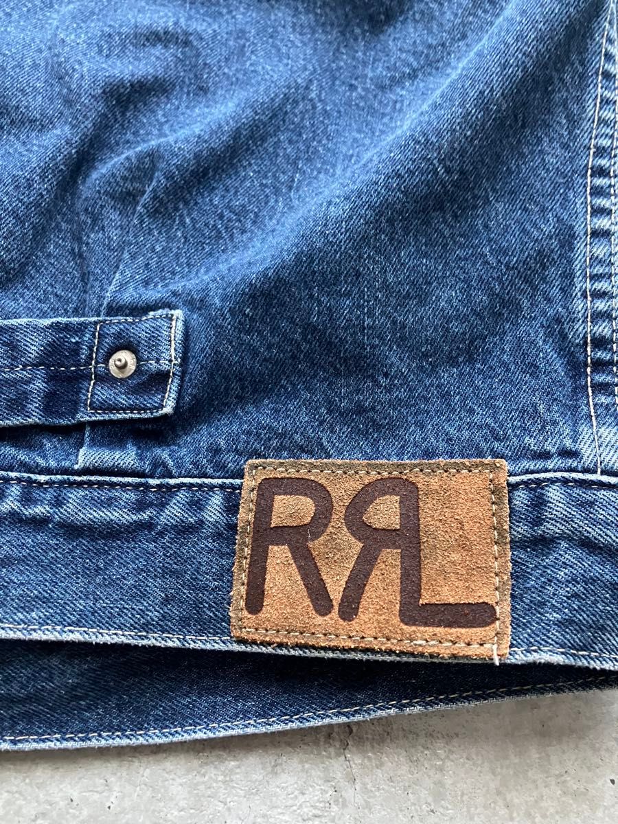 レア 90s USA製 2nd RRL ダブルアールエル Gジャン デニム レア 90s USA製 2nd RRL ダブルアールエル Gジャン デニム