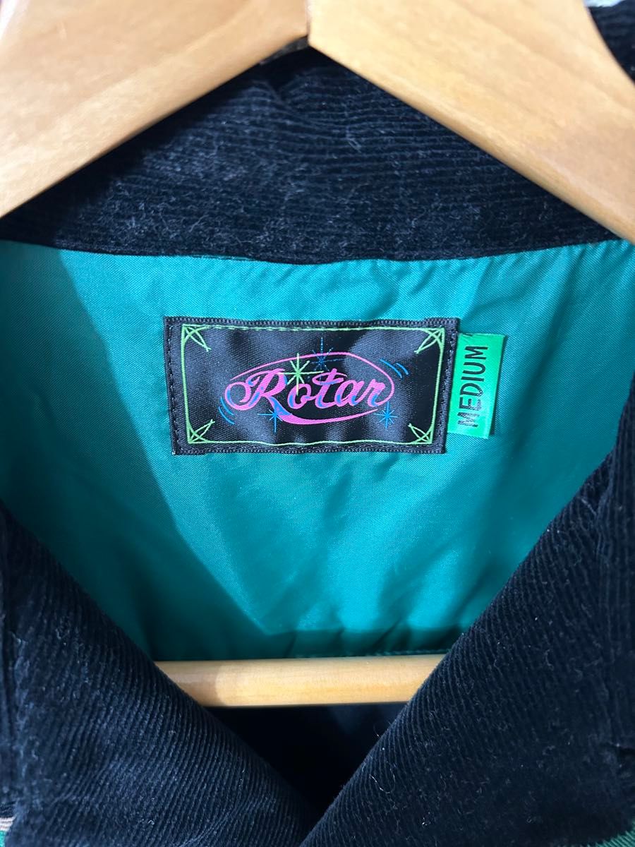 美中古 rotar ローター コーデュロイ長袖 シャツジャケット M 黒 美中古 rotar ローター コーデュロイ長袖 シャツジャケット M 黒