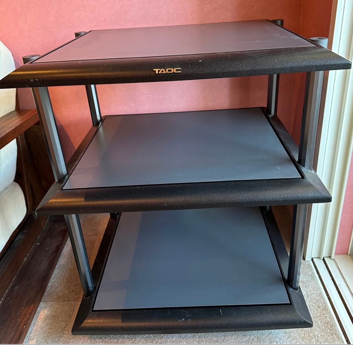 TAOC オーディオラック 黒 3段 TAOC オーディオラック 黒 3段 その他収納ラック