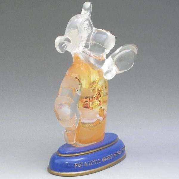  Disney Tiger Winnie The Pooh clear * figure [Put a Little Bounce in Your Heart] production end goods Bradford Exchange company 