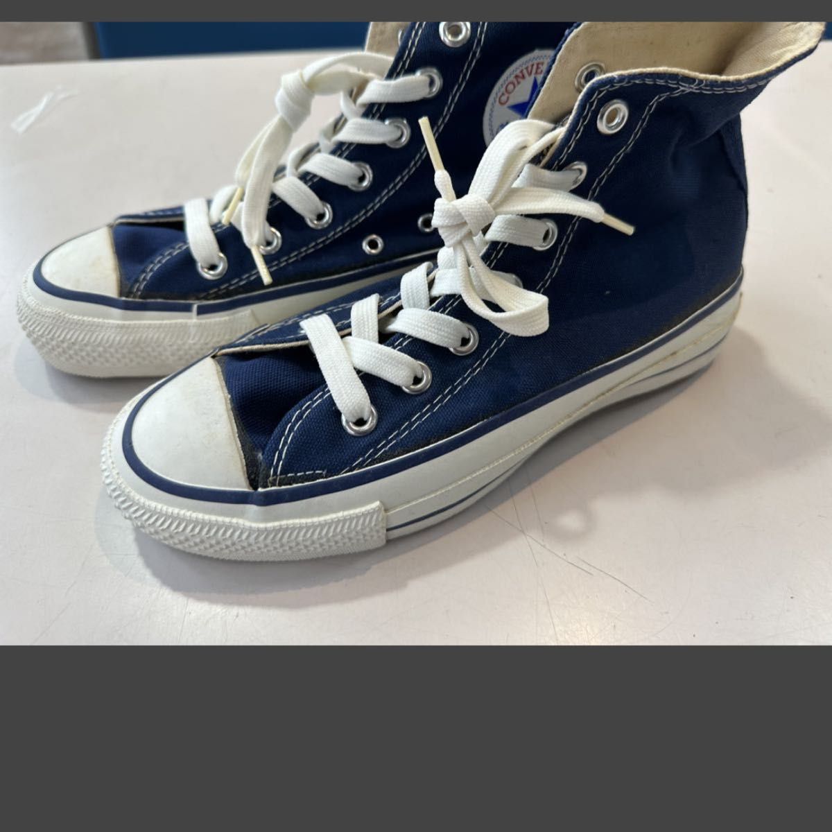 80s USA製 コンバース オールスター 紺 23.5センチ 新品 80s USA製 コンバース オールスター 紺 23.5センチ 新品