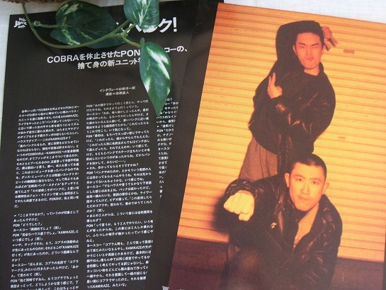  rare? *32 year front * retro * KAMIKAZE/COBRA/ Cobra /COW COW/YOSU-KO/yo-sko-/PON/X JAPAN/YOSHIKI* wonderful scraps!