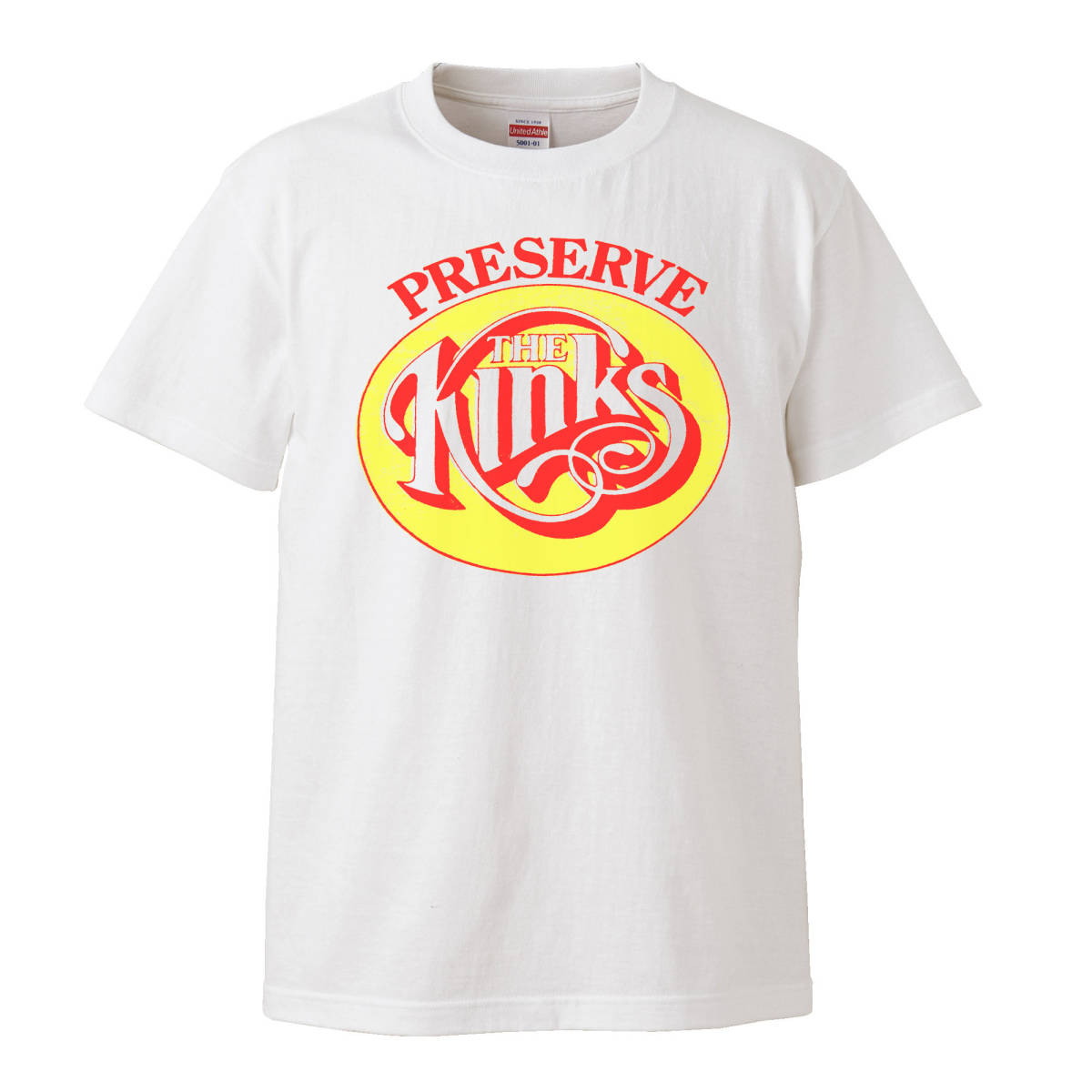 【Sサイズ 白Tシャツ】The Kinks キンクス Preservation Act 1 サイケデリック UKロック LP CD レコード ビンテージ MODS モッズ 60s 70s_画像1