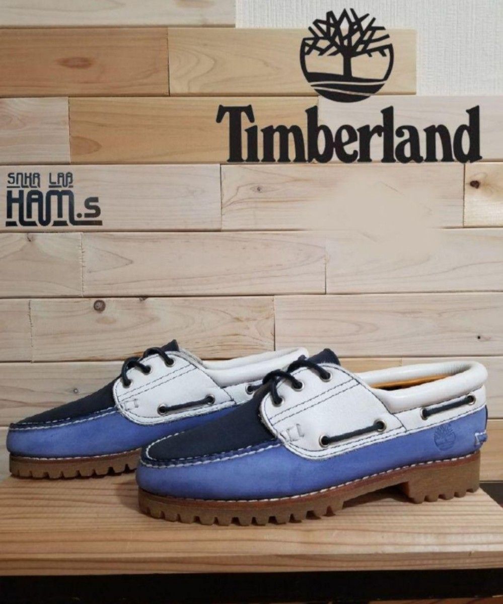 未使用級 Timberland ティンバーランド 3eye スリーアイ ブルー 未使用級 Timberland ティンバーランド 3eye スリーアイ ブルー