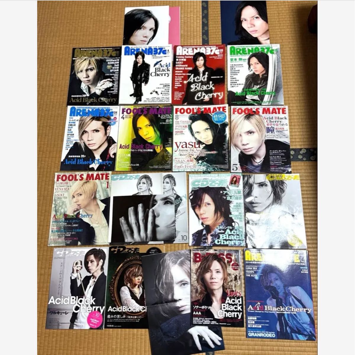 acid black cherry 表紙 特集 雑誌 特典ポスター まとめ売り acid black cherry 表紙 特集 雑誌 特典ポスター まとめ売り