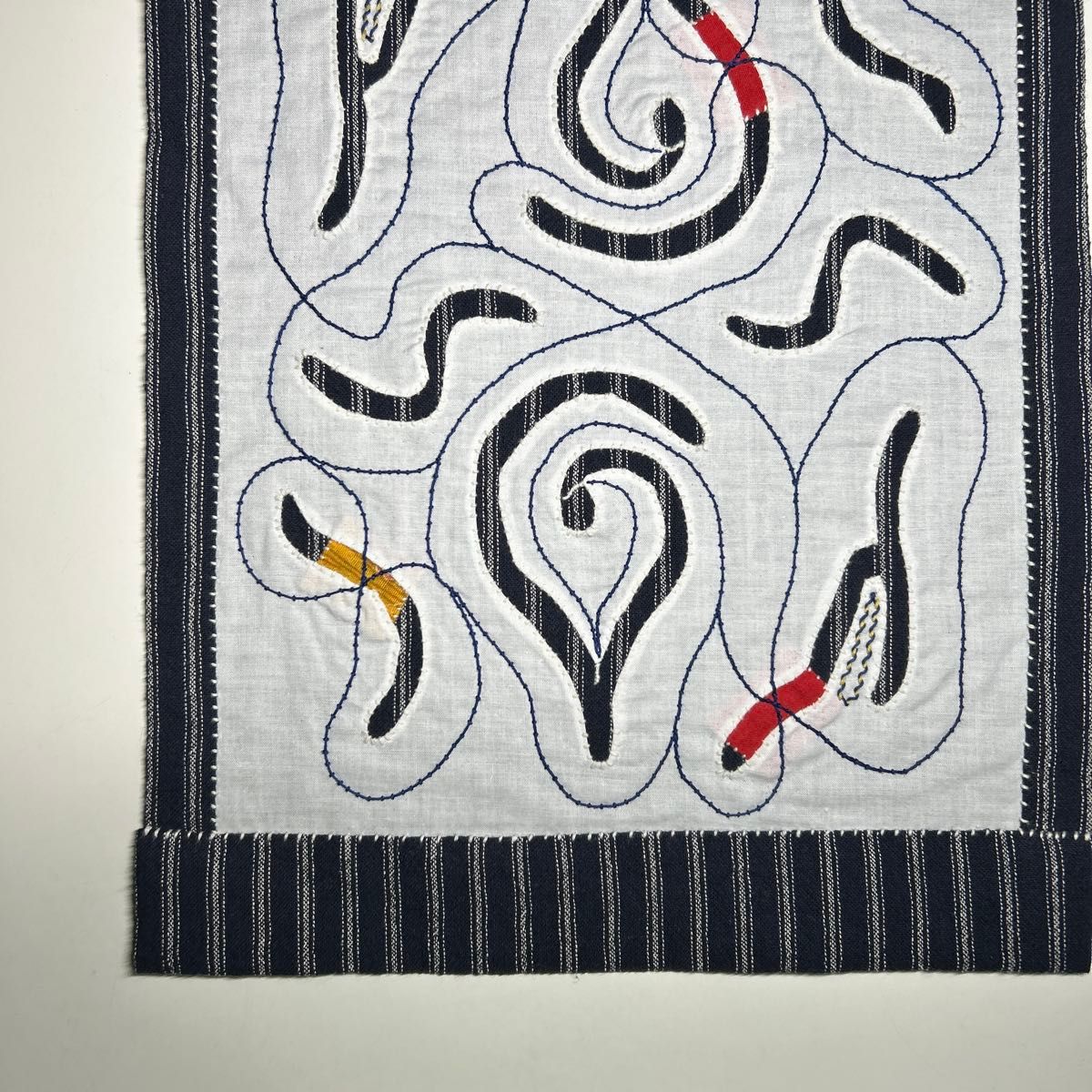 ハンドメイド アイヌ文様刺繍 タペストリー アイヌ刺繍 ハンドメイド タペストリー フリーマット|Yahoo