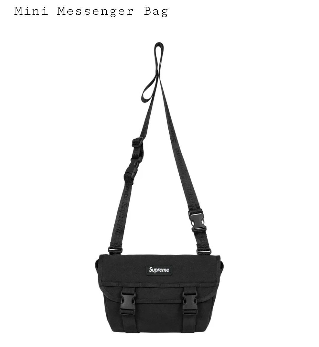 Supreme 25SS Mini Messenger Bag Supreme 25SS Mini Messenger Bag