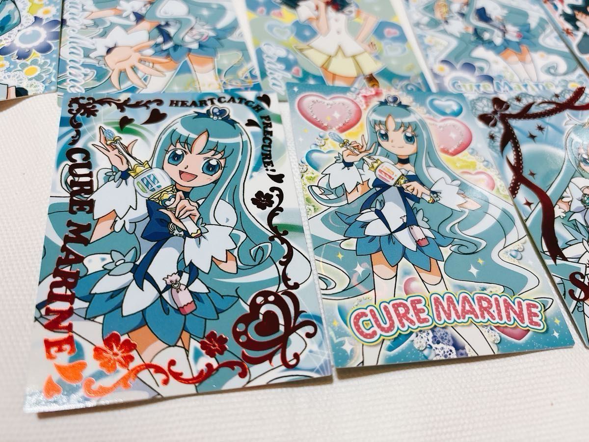 ハートキャッチプリキュア キュアマリン 来海えりかカード13枚 ハートキャッチプリキュア キュアマリン 来海えりかカード13枚